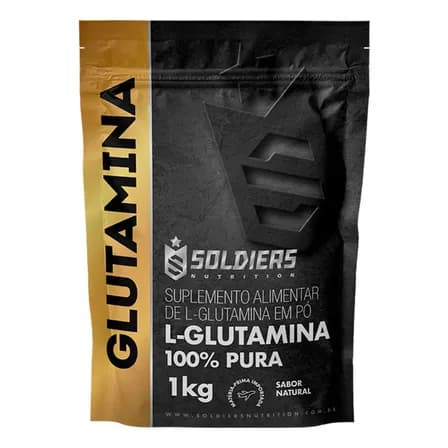 Foto de Glutamina 1kg suplemento em pó - Soldiers Nutrition