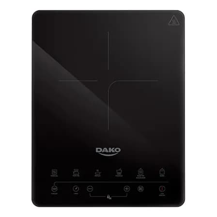 Foto de Cooktop de Indução Dako 1 Zona Portátil com 10 Níveis de Potência e 1500W 127 V