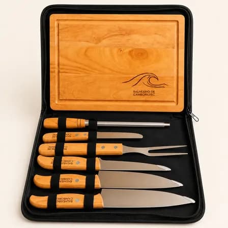 Foto de Kit Churrasco Personalizado - 8 Peças