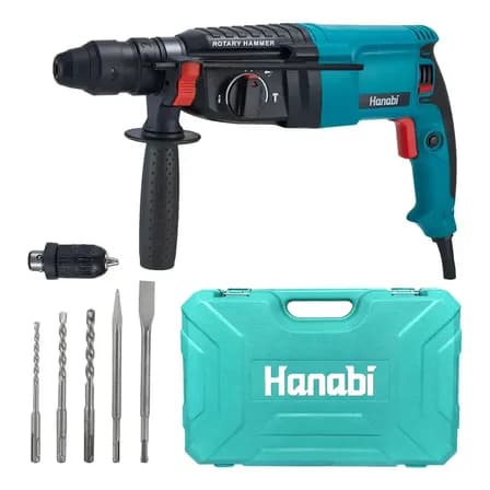 Foto de Martelete Perfurador Rompedor Professional 1300w 2.8j 26mm Sds Plus 60hz Hanabi