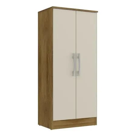 Foto de Armário Multiuso 2 Portas Nature/off-white Regente Bege