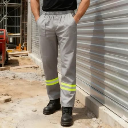 Foto de Calça Brim Pesado Reforçada Entre Pernas Trabalho Empresa