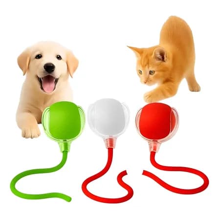 Foto de Bola Elétrica Interativa Brinquedo Inteligente Gato Cachorro Sortidos