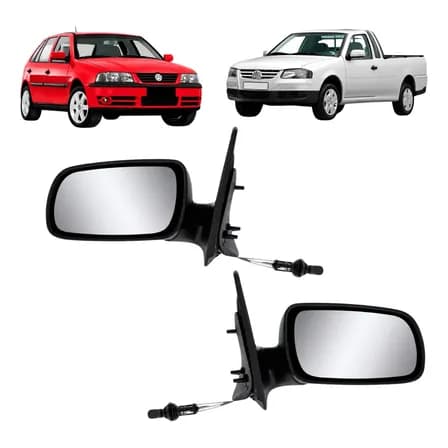 Foto de Par Retrovisor Saveiro Gol G3 G4 99 Ate 2012 C Controle 4p