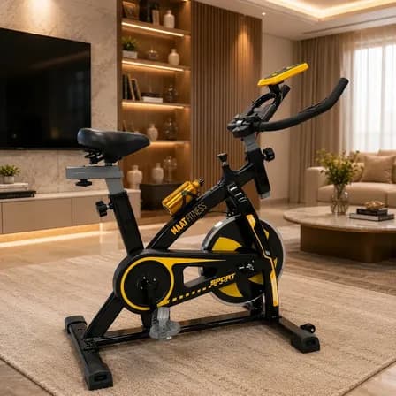 Foto de Bicicleta Ergométrica Spinning Maat Brand Inércia 13kg Profissional Fitness Suporta 140kg Academia Residencial
