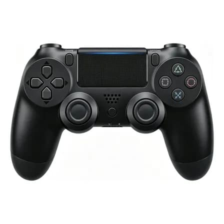 Foto de Controle Sem Fio Compatível Com Pc Gamer Ps4 Branco Preto