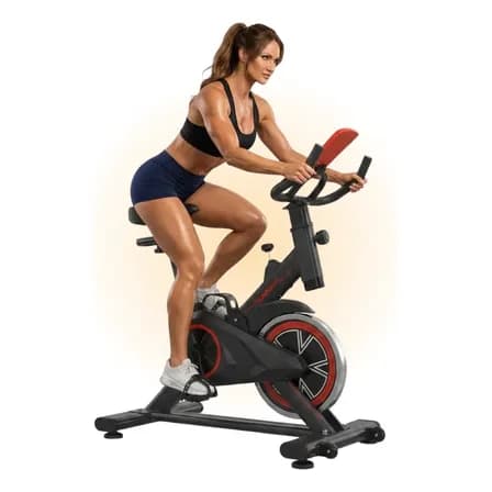 Foto de Bicicleta Ergométrica Spinning Cardio E Musculação Preto E Vermelho Nao Se Aplica