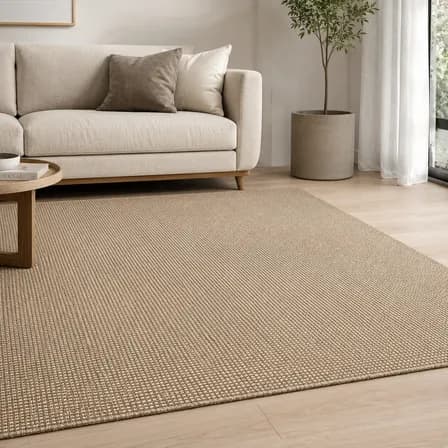 Foto de Tapete Sala Quarto Grande 300x200 Jacquard Antiderrapante 2 M 3 M Boho Marrom