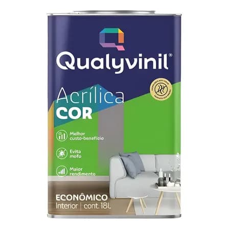 Foto de Tinta Antimofo Acrílica Econômica Qualyvinil