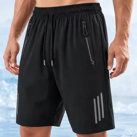 Foto de Short Masculino Bermuda Secagem Dry Zip Bolsos Academia