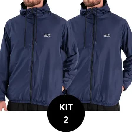 Foto de Kit 2 Corta Vento Liso Rock Saints
