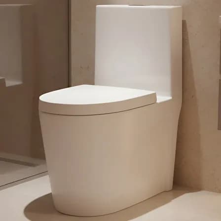 Foto de Vaso Sanitário Monobloco Privada Bacia Caixa Acoplada Grande Branco Brilhante