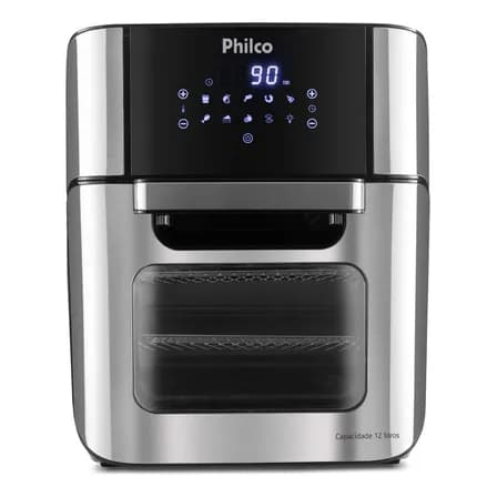 Foto de Fritadeira Air Fryer Oven Philco PFR2200 4 em 1 12 Litros 1800W Cor Preto