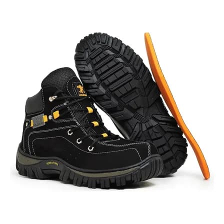 Foto de Bota Coturno Adventure Masculina Polofran Botina Cano Médio