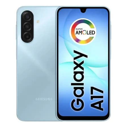 Foto de Celular Samsung Galaxy A17 Com Ia, 128gb, 4gb Ram, Câm De 50mp, Tela De 6.7 , Nfc, Ip54 - Azul