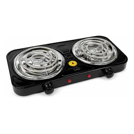 Foto de Fogão Cooktop Elétrico 2 Bocas 2500w, Portátil 110v/220v
