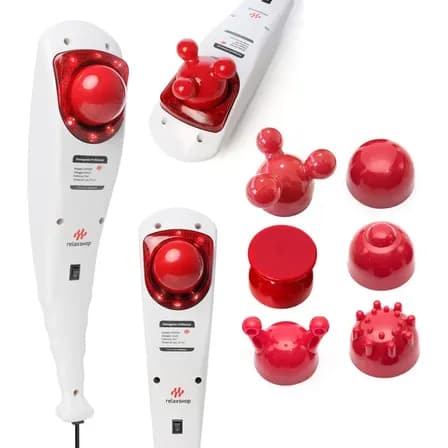 Foto de Massageador Manual Infravermelho Vibratório Percussão