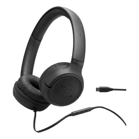 Foto de Fone De Ouvido Com Fio Tune 530c Jbl - Preto Preto