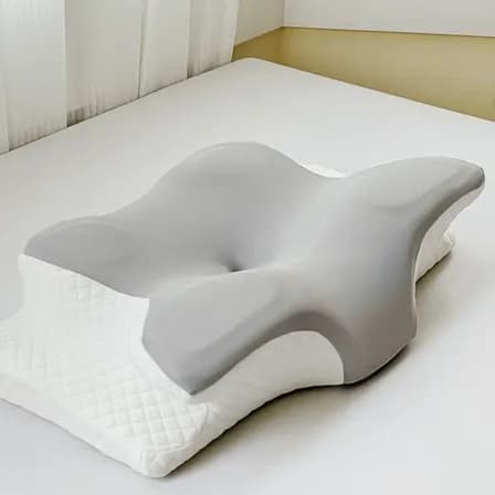 Foto de Travesseiro Ortopédico Cervical Anti Ronco Apnéia Ergonomico Branco