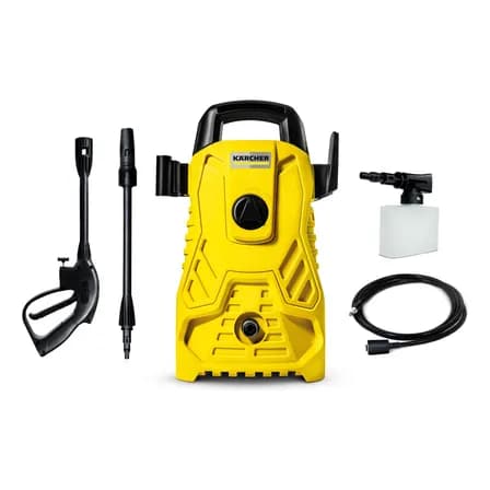 Foto de Lavadora de Alta pressão Kärcher Compacta 1500 PSI/Libras 1400W 300L/h com Aplicador de Detergente e Lança Regulável 220v