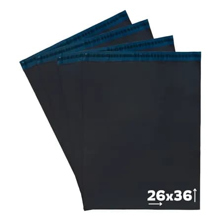 Foto de Envelope Segurança De Envio Com Lacre 26x36 500 Unidades Cinza-escuro