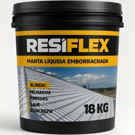 Foto de Manta Líquida Resistente Sol E Chuva Resiflex 18kg