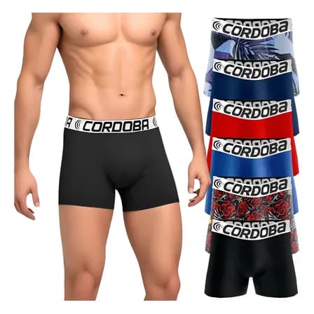 Foto de Kit 6 Cuecas Masculinas Boxer Variadas Alta Qualidade Aaa