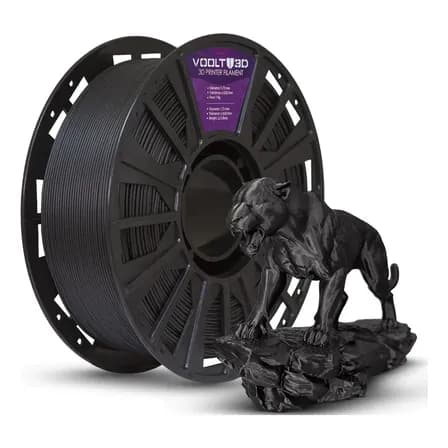 Foto de Filamento pla volt3D 1kg preto