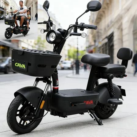 Foto de Cavalletta C3 Bicicleta Elétrica 48v 24ah Lítio 75km 800w