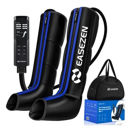 Foto de Bota De Compressão Pneumática Massageador Eletrico Easezen G 127/220v L