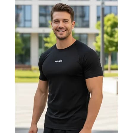 Foto de Camisetas Raglan Proteção Uv Térmica Camisas Dry Fit Voker