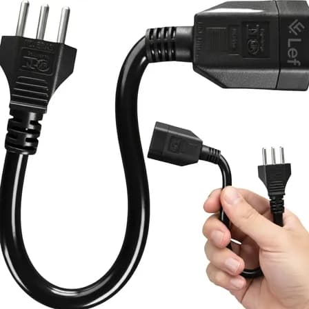 Foto de Adaptador Tomada 20a P/ 10a Carregador Carro Elétrico Bivolt