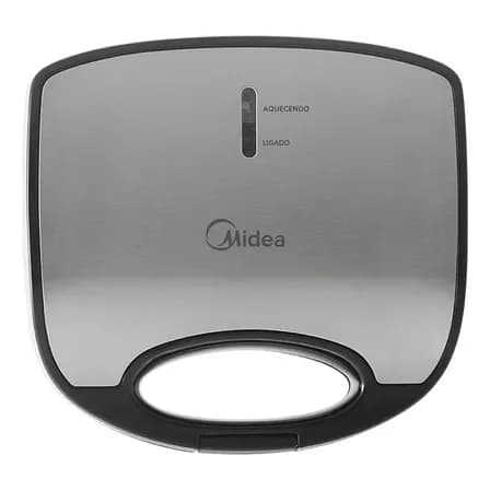 Foto de Sanduicheira Elétrica Inox Midea 127v Inox 127v